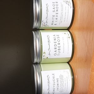 San Clemente Bath Co three candles set